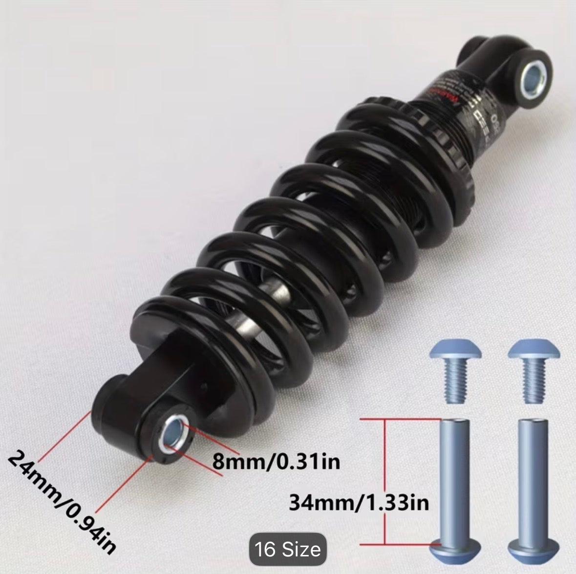 Tuttio upgraded rear suspension