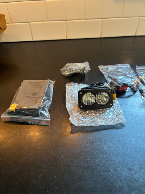 Battery powered baja head light