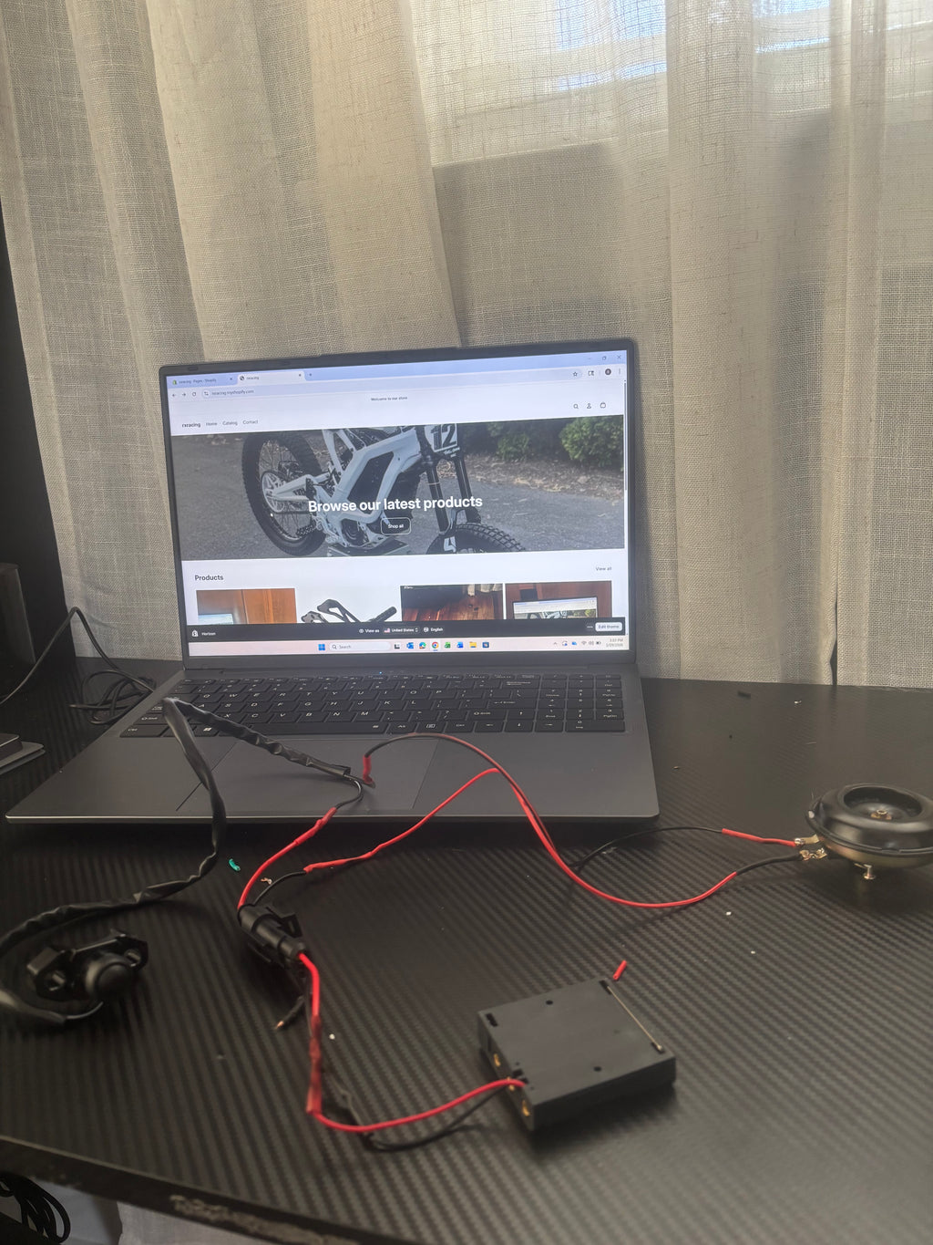 Battery powered horn