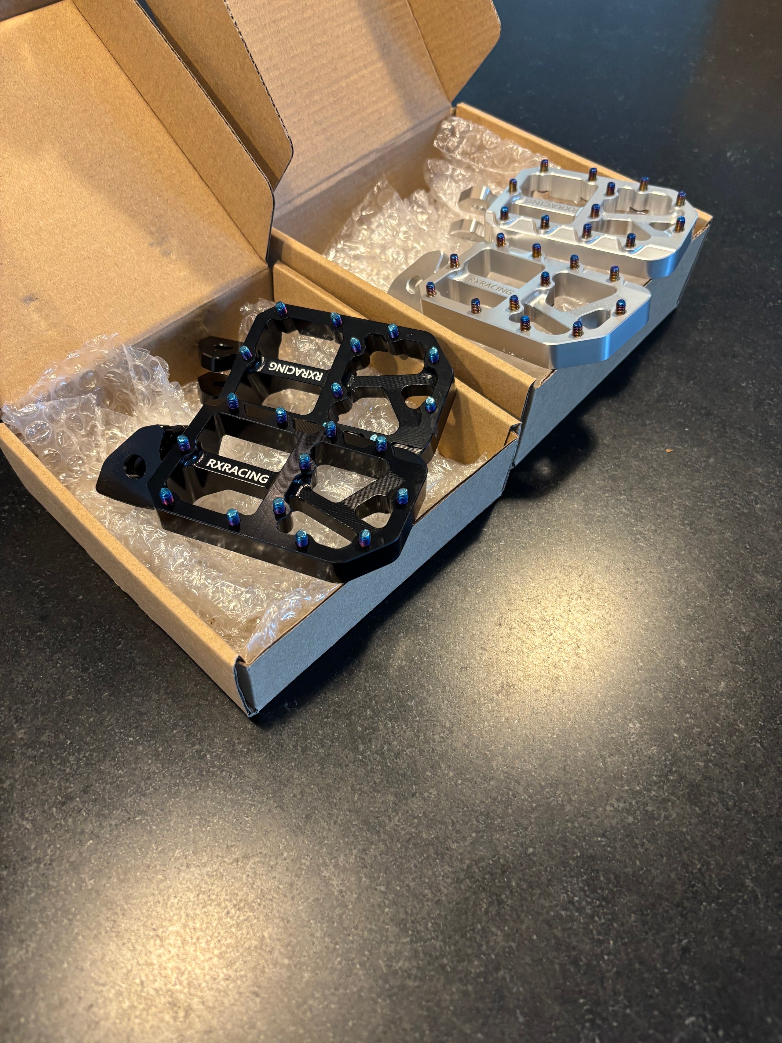 Rx racing foot pegs