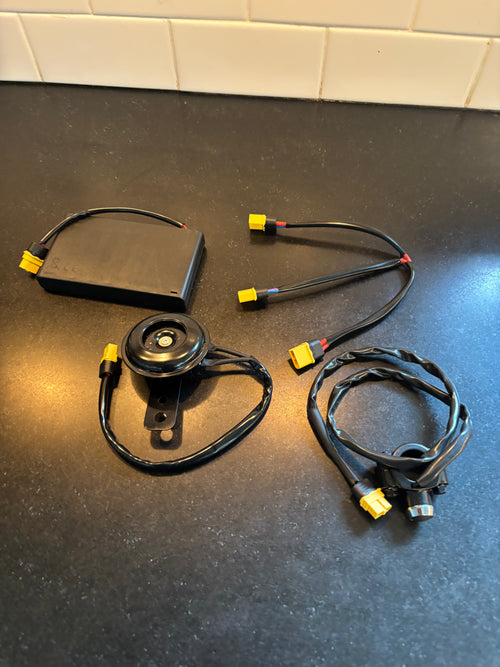 Battery powered horn